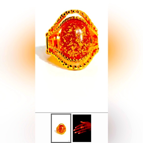 🟠🟤🟠 “NOBLE NEBULA” BROWN OPALESCENT GEMSTONE RING ~ PAPARAZZI❗️🟠🟤🟠 - Picture 3 of 4